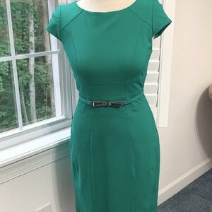 🌸 Black House White Market Size 6 Green Dress 🌸